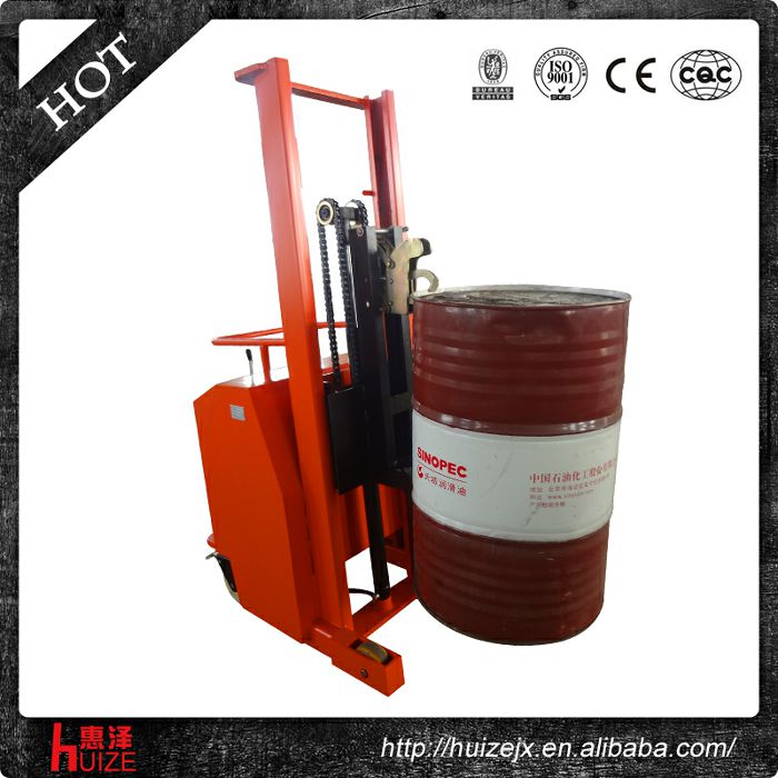 半電動(dòng)配重油桶車（無底腿，只堆垛，不翻轉(zhuǎn)）3