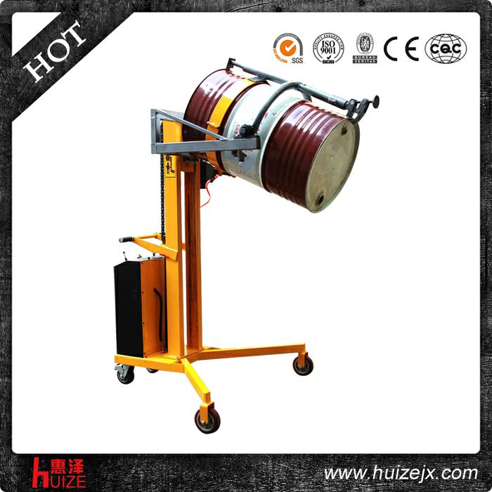 半電動(dòng)油桶車（直角腿，夾鐵桶翻轉(zhuǎn)）